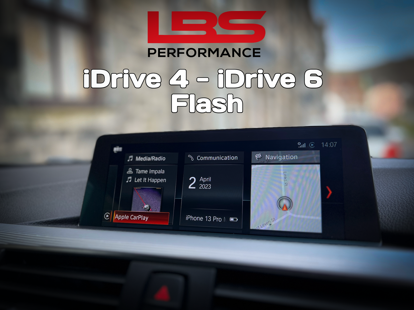 iDrive 4-iDrive 6 Flash + Fullscreen Apple CarPlay